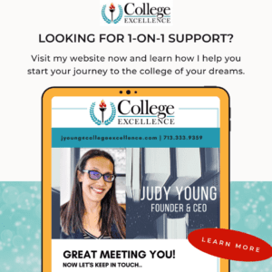 Judy Young college admissions coaching services