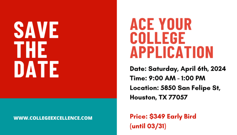 Ace Your College Application Workshop